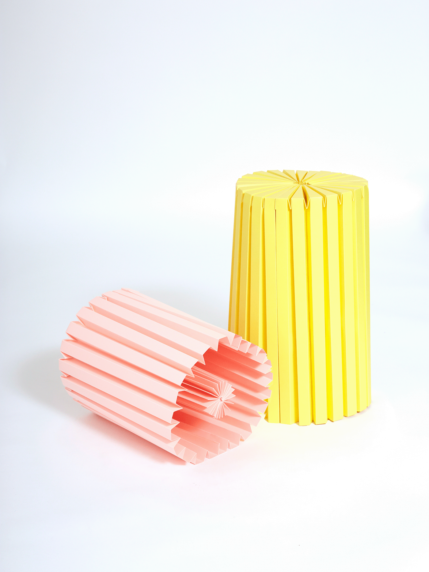 stool，Origami Technology，furniture，originality，Revolve Stool，