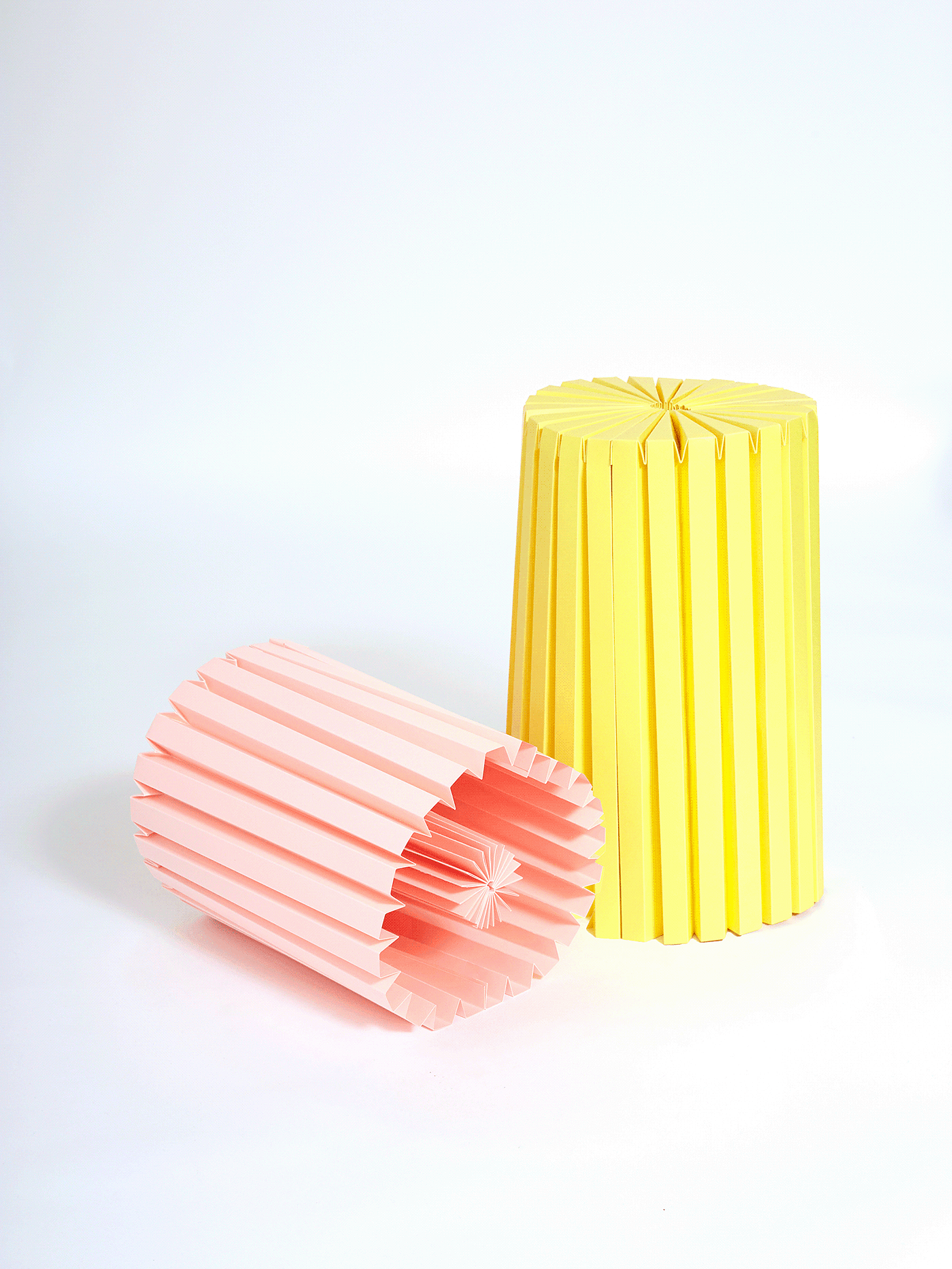 stool，Origami Technology，furniture，originality，Revolve Stool，