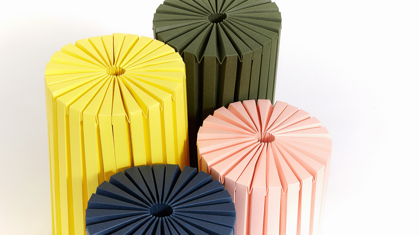 stool，Origami Technology，furniture，originality，Revolve Stool，