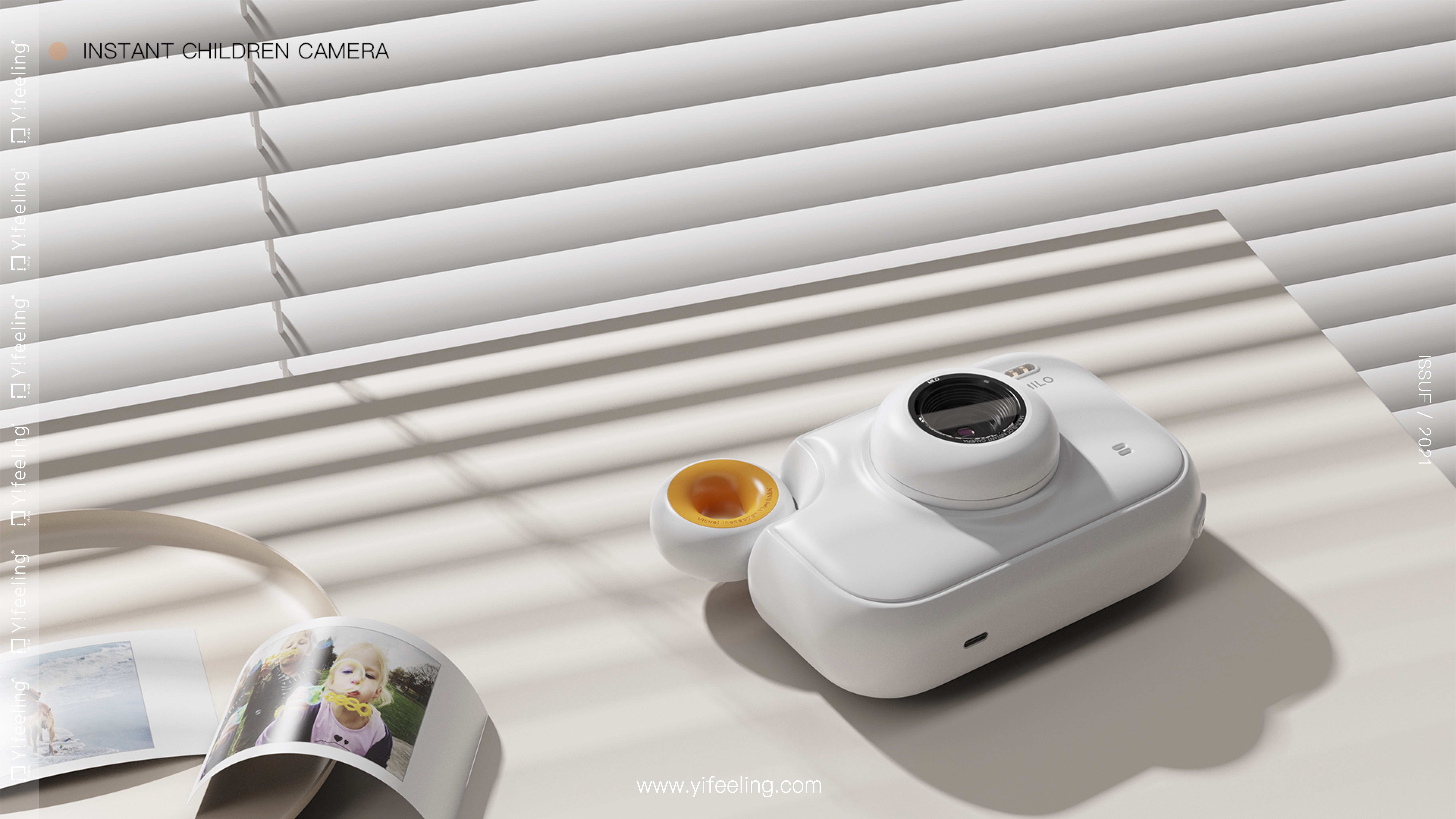 product design，industrial design，sample reels，Keyshot rendering，Postgraduate entrance examination retest，Children's camera，