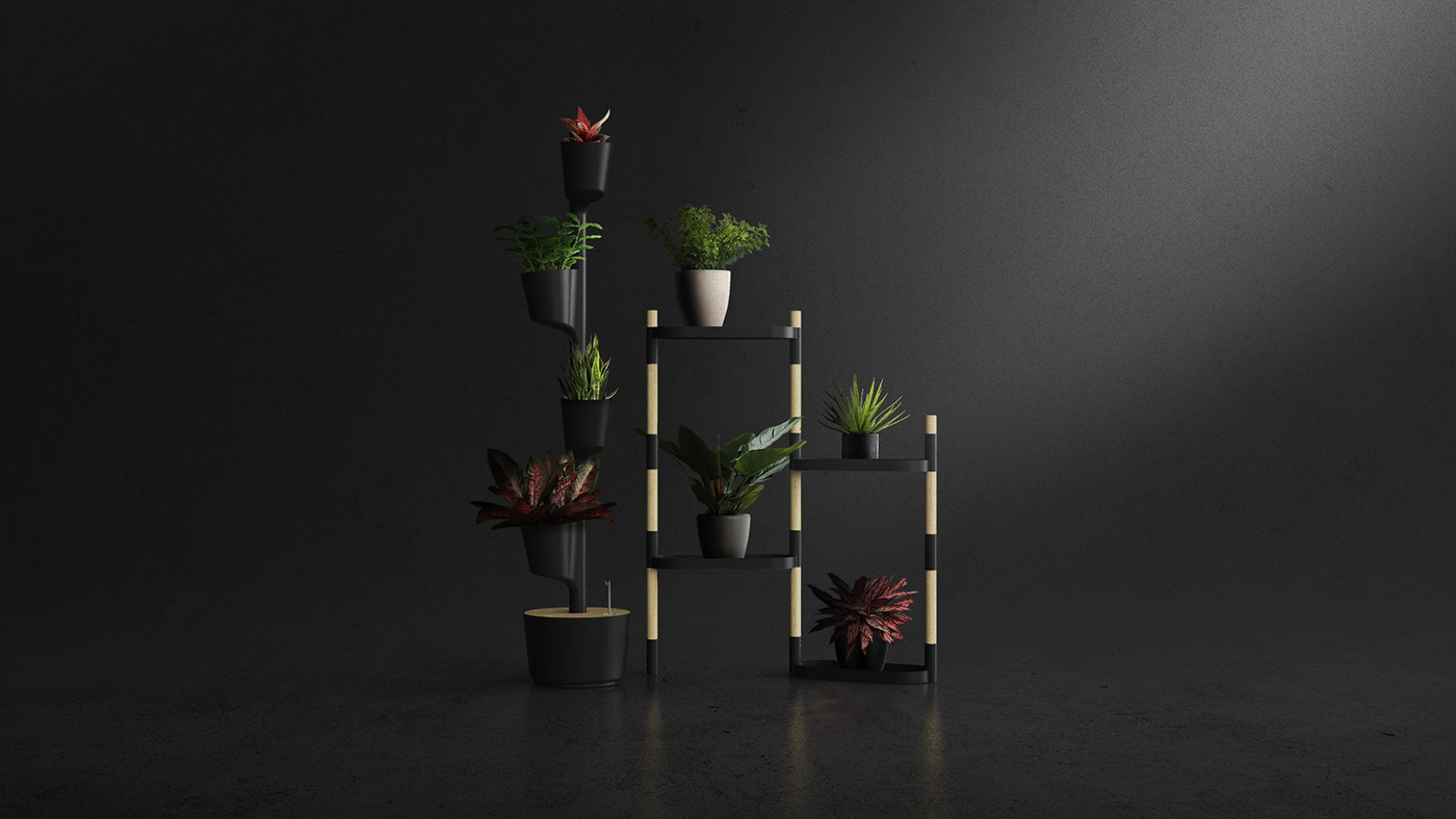 Citysens，Modular planter，white，