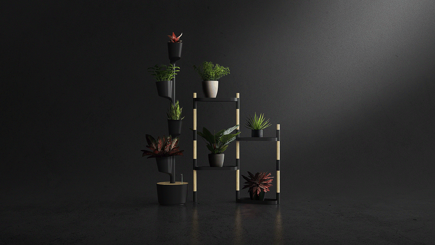 Citysens，Modular planter，white，