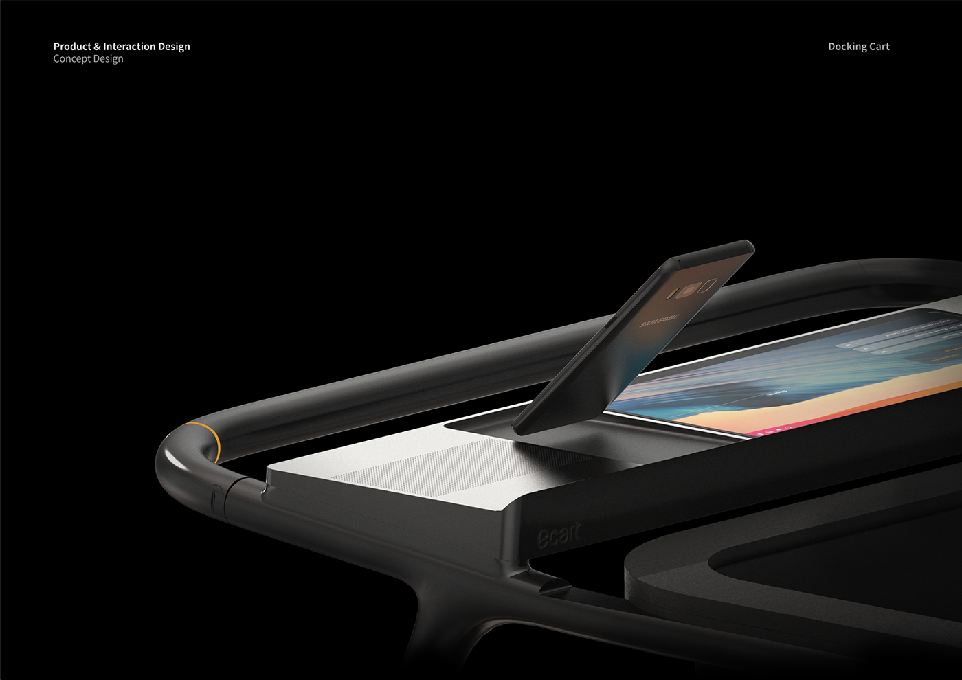 Intelligent device，Shopping Cart，Samsung mobile phone，supermarket，