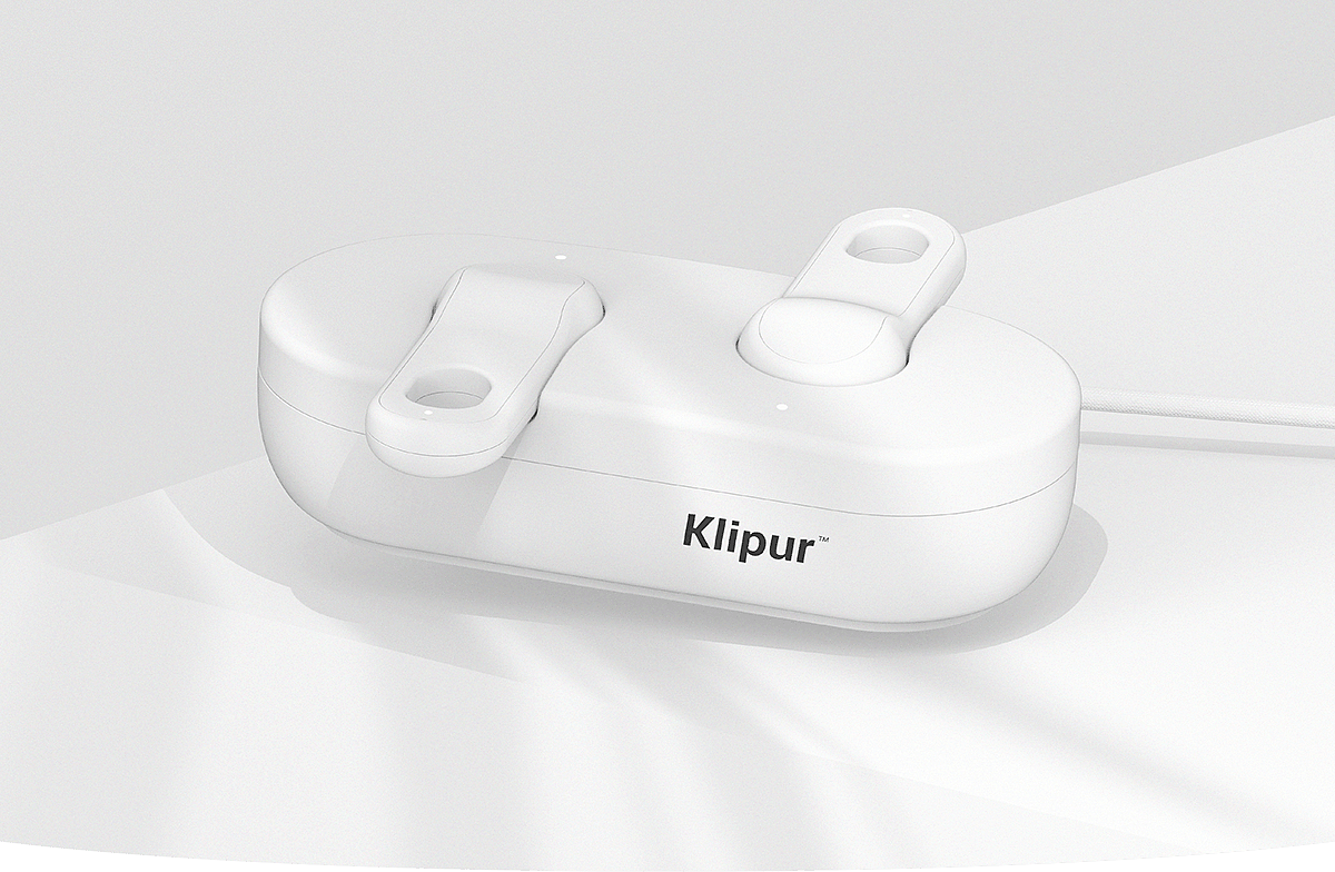 Klipur，Earphone design，white，