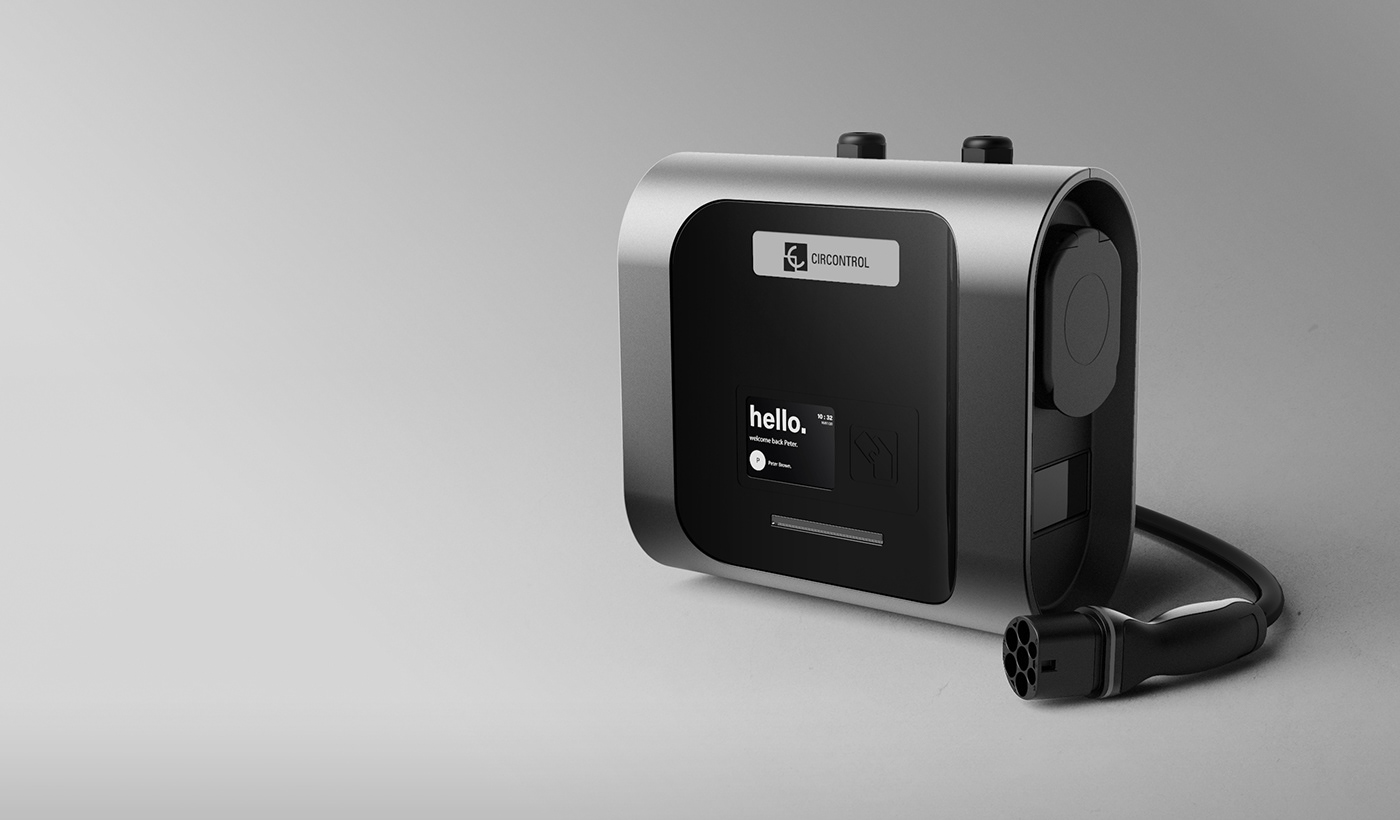 Electric vehicle charger，industrial design，Car perimeter，product design，