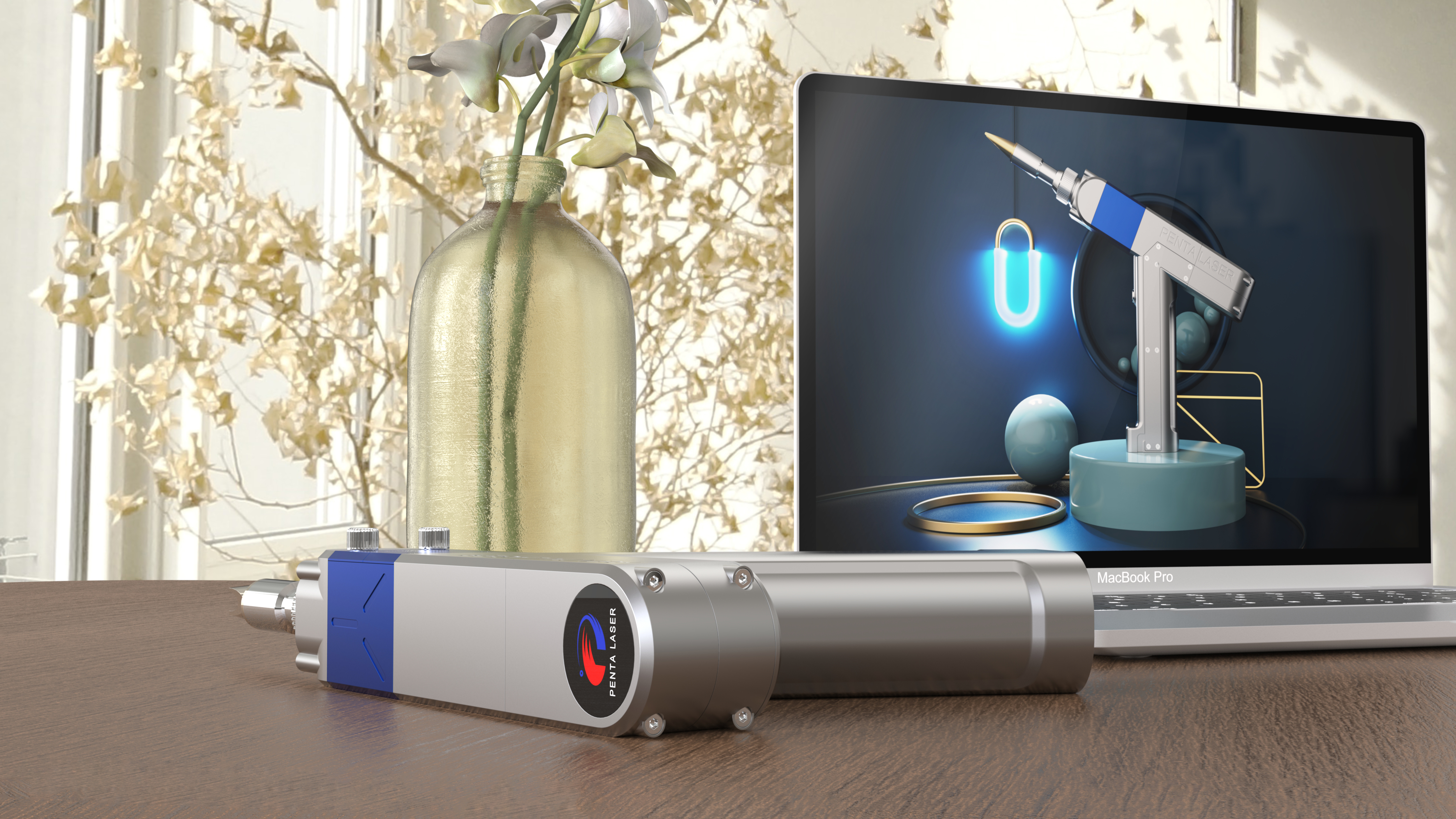 Hand held laser welding gun head，