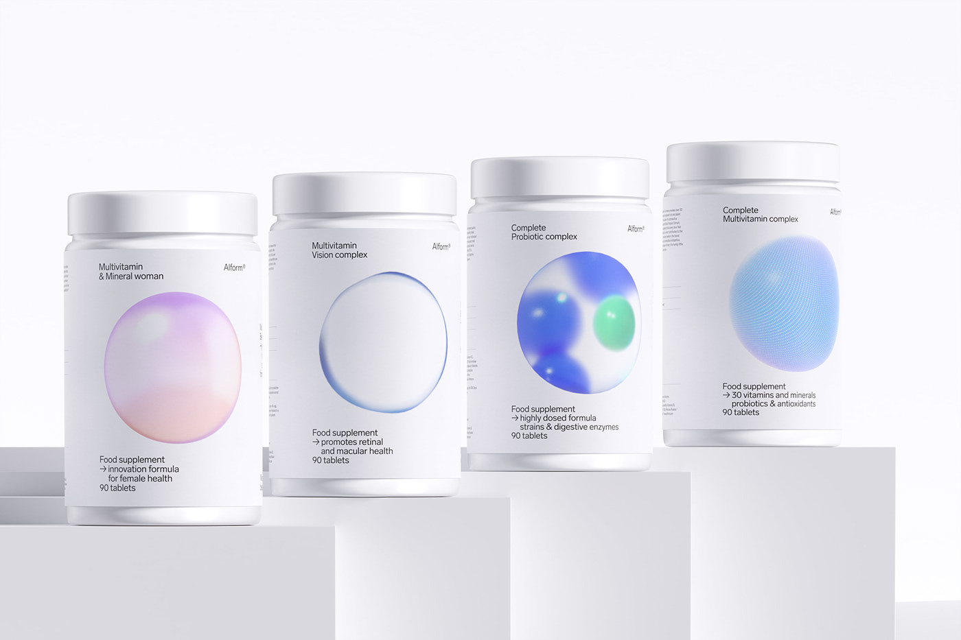 Alform，health products，packing design，