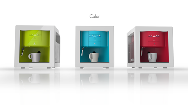 Coffee machine，Cube，Home appliance design，