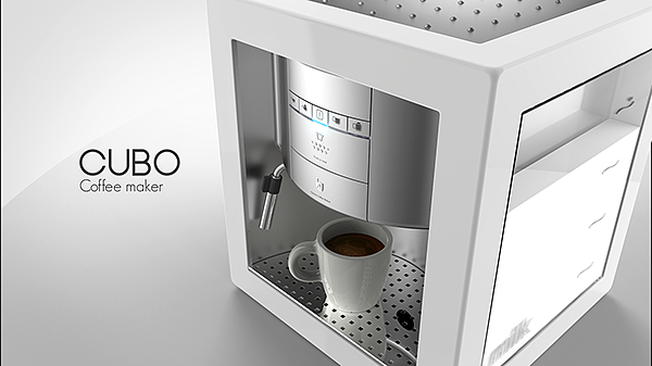 Coffee machine，Cube，Home appliance design，