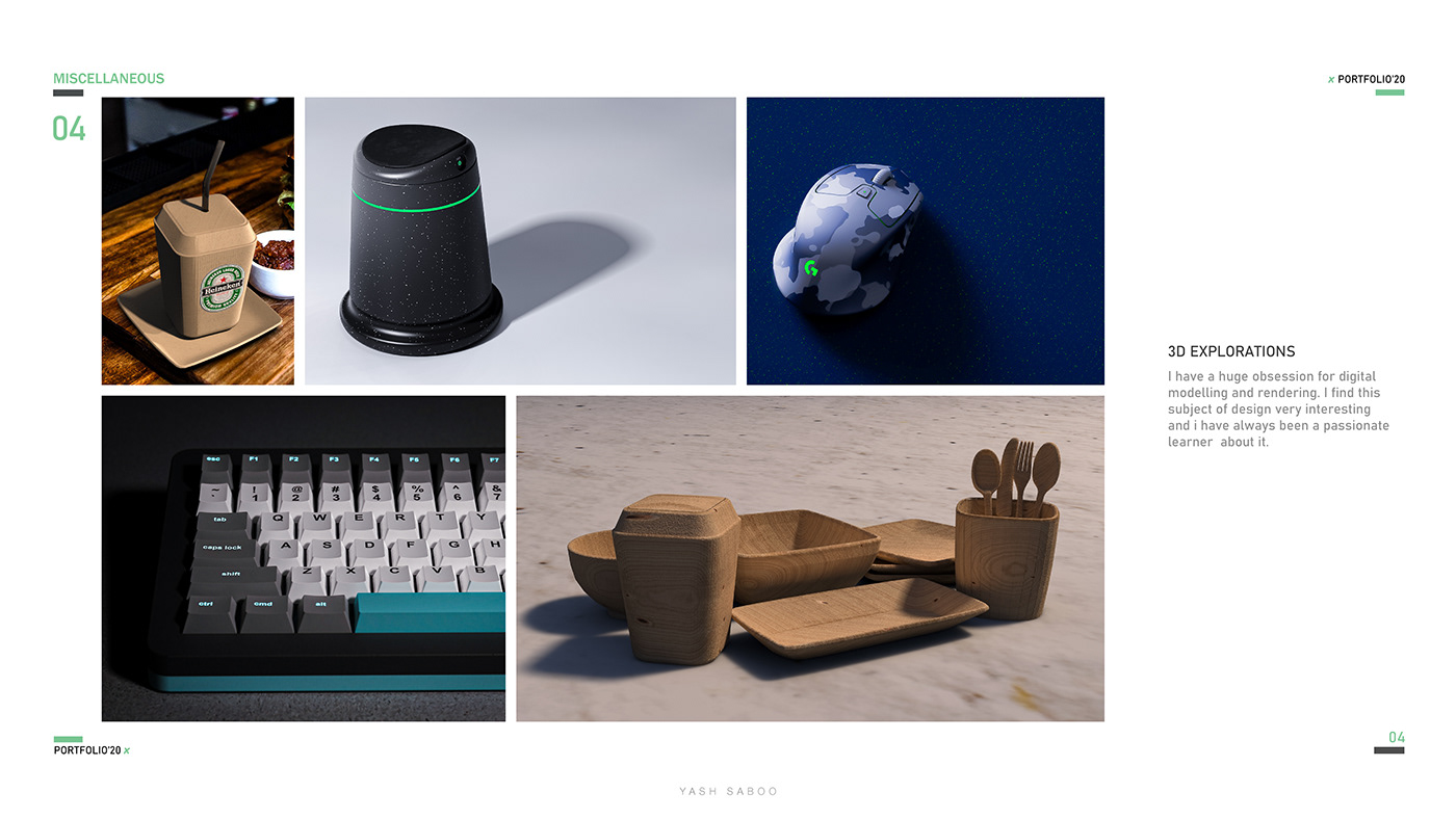 Portfolio 2020，product design，Hand drawn，