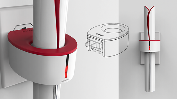 Cordless hair straightener，conceptual design，Beauty appliances，