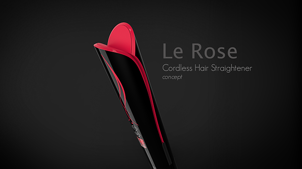 Cordless hair straightener，conceptual design，Beauty appliances，