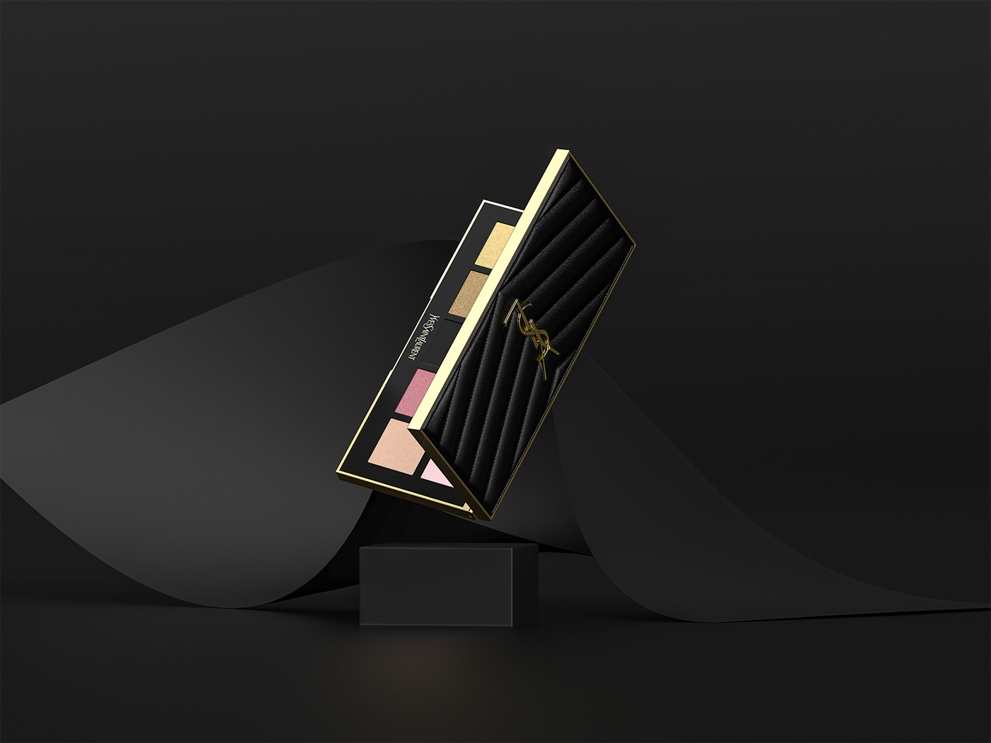 Eyeshadow Compact，YSL，luxurious，