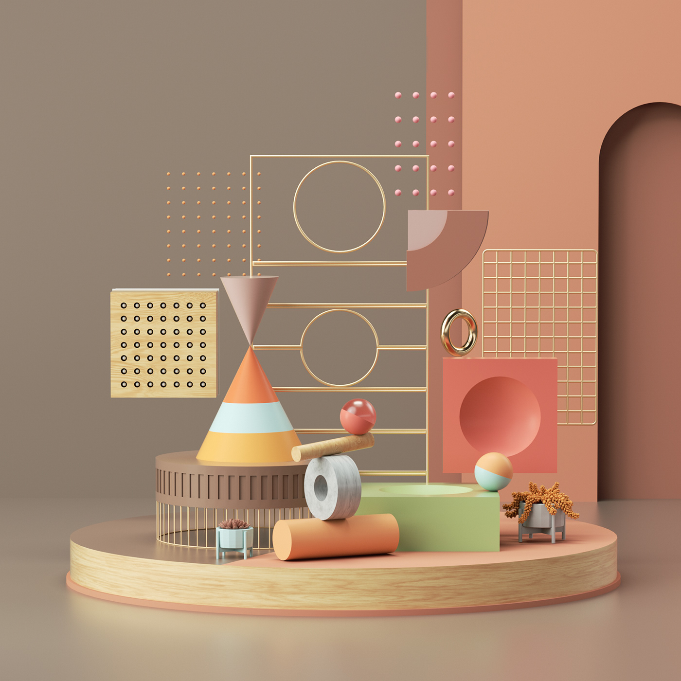 illustration，cgi，geometry，