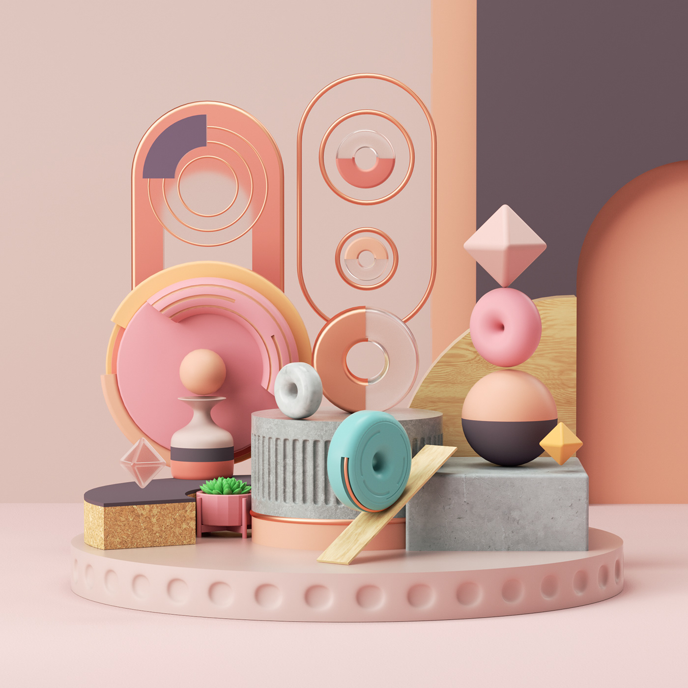 illustration，cgi，geometry，