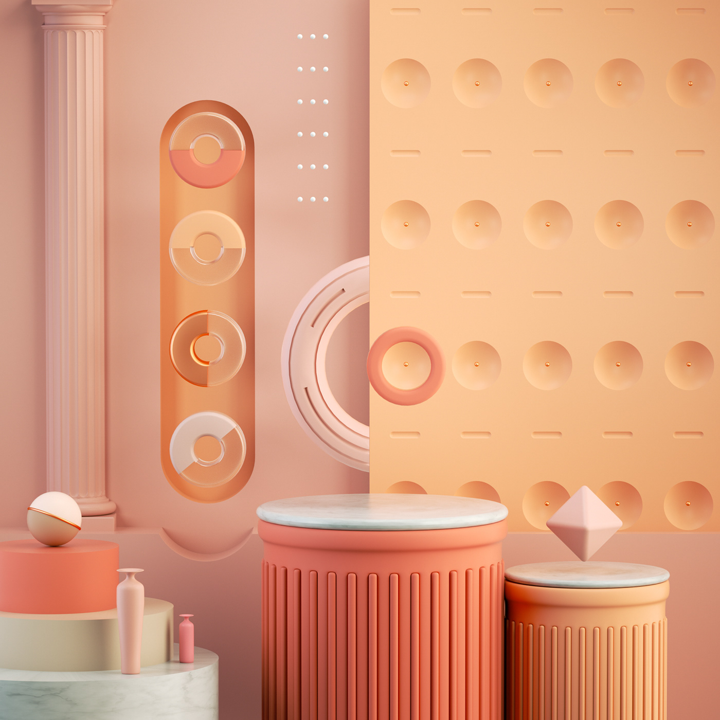 illustration，cgi，geometry，