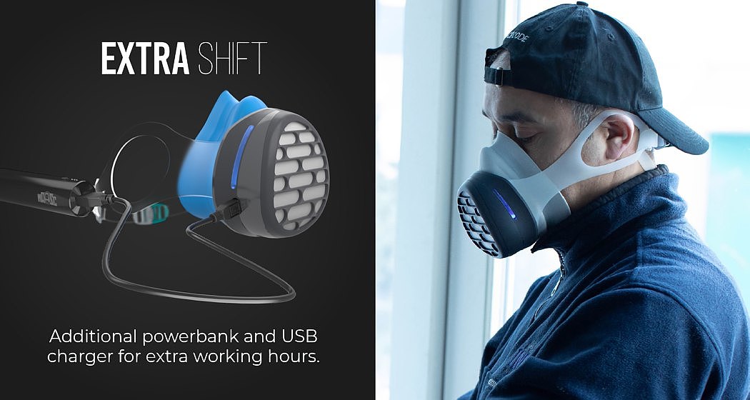 Mask，comfortable，Fan，sensor，