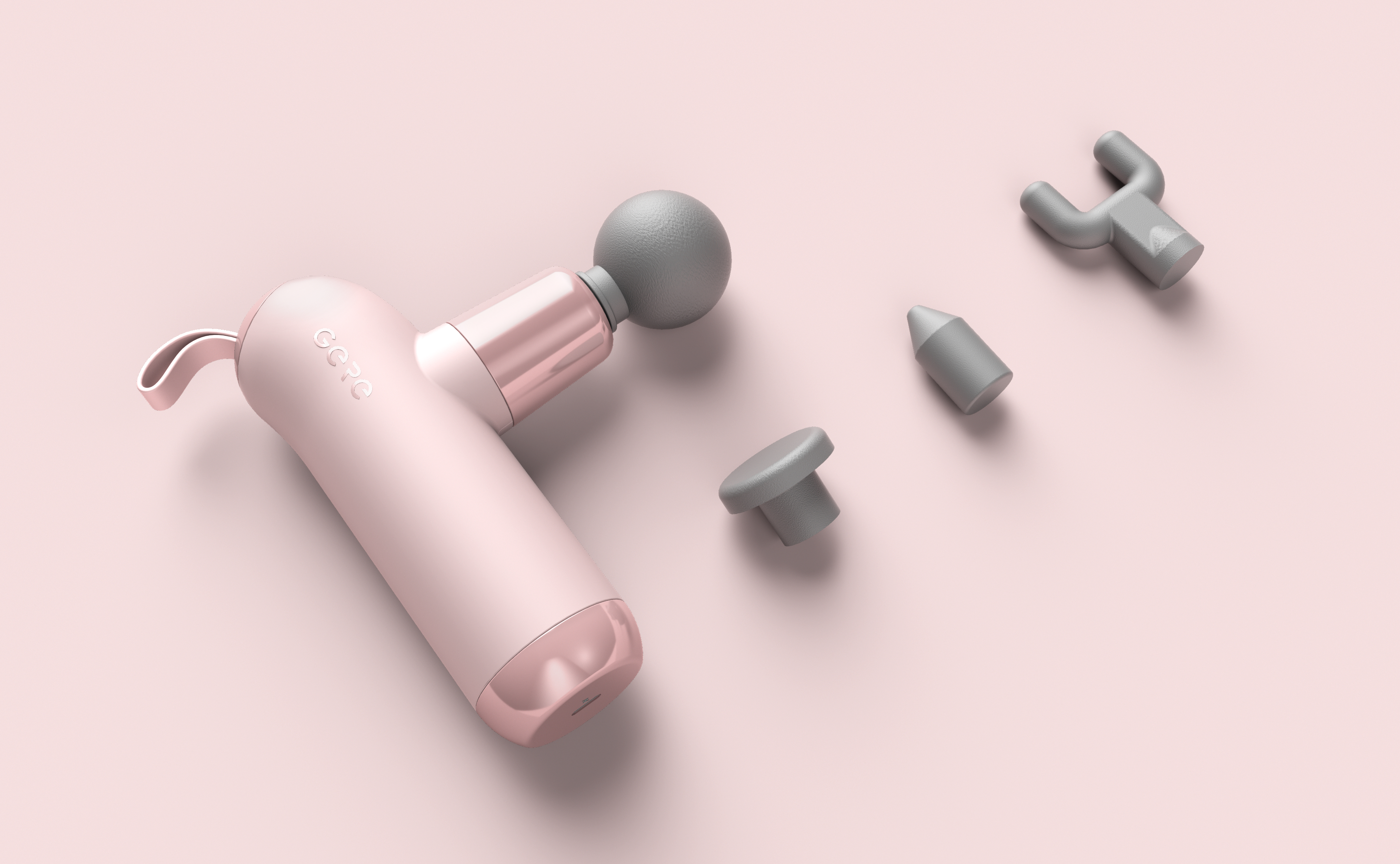 Fascia gun，Grey design，Fitness supplies，