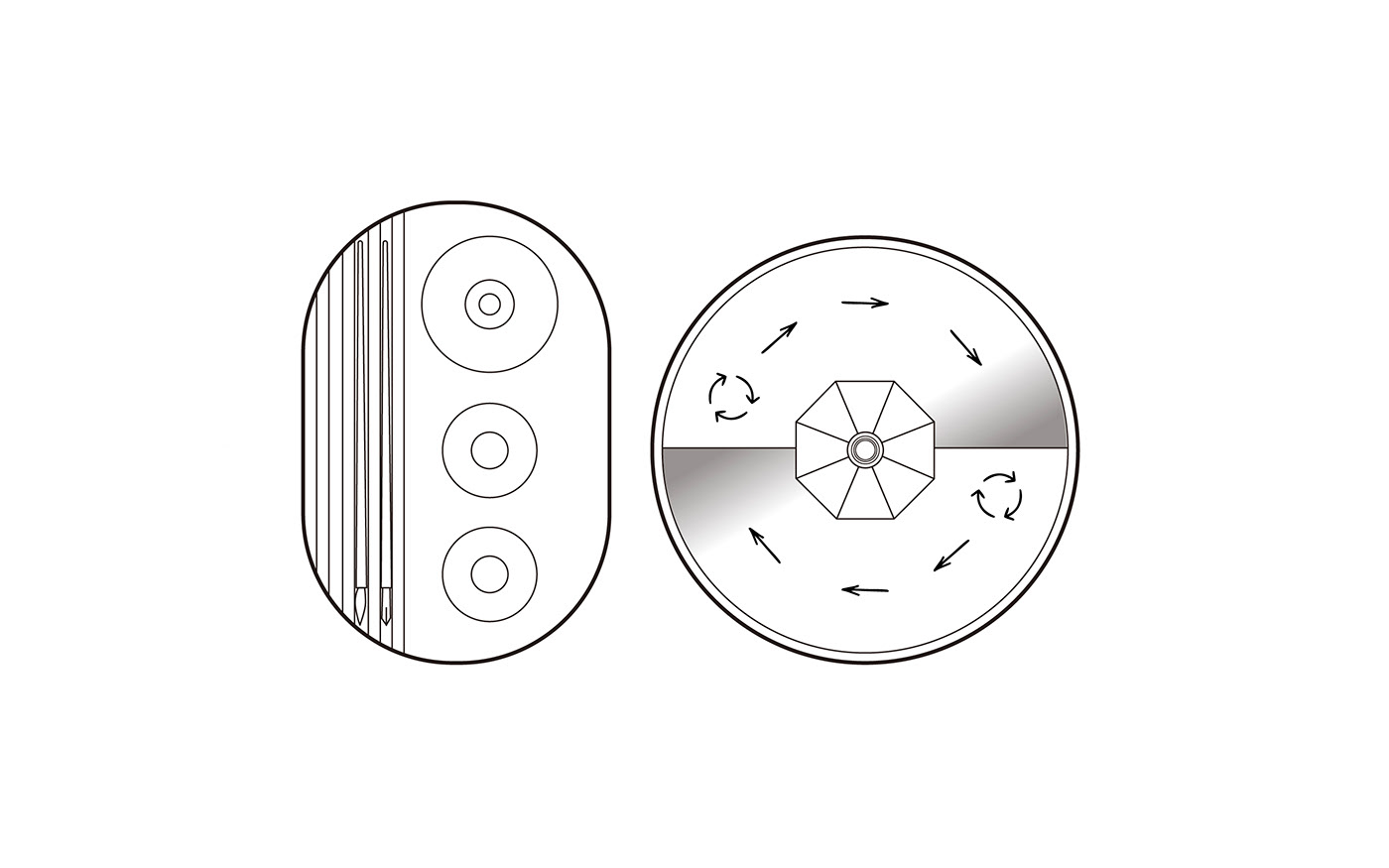 MBSW，writing brush，Octagonal pavilion，Inkstone，