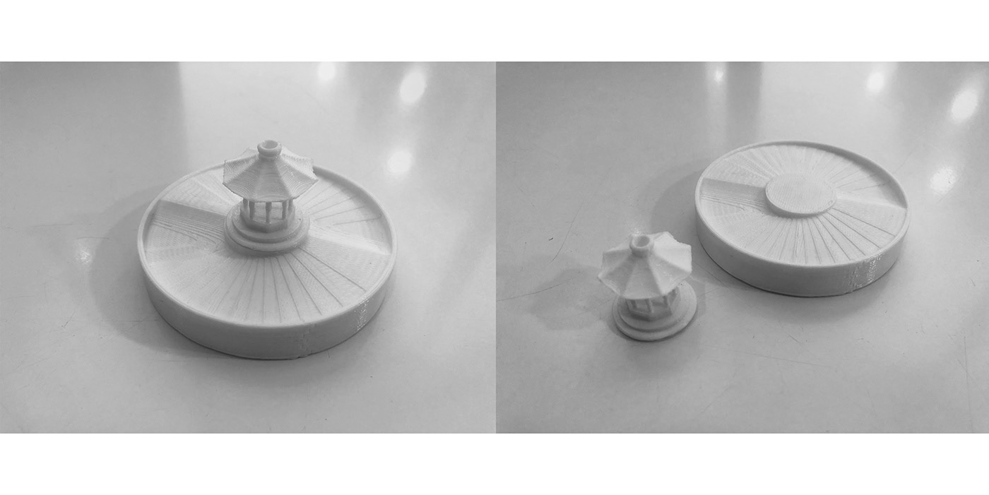 MBSW，writing brush，Octagonal pavilion，Inkstone，