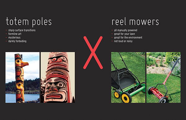 Totems，Tool design，lawn mower，strange，