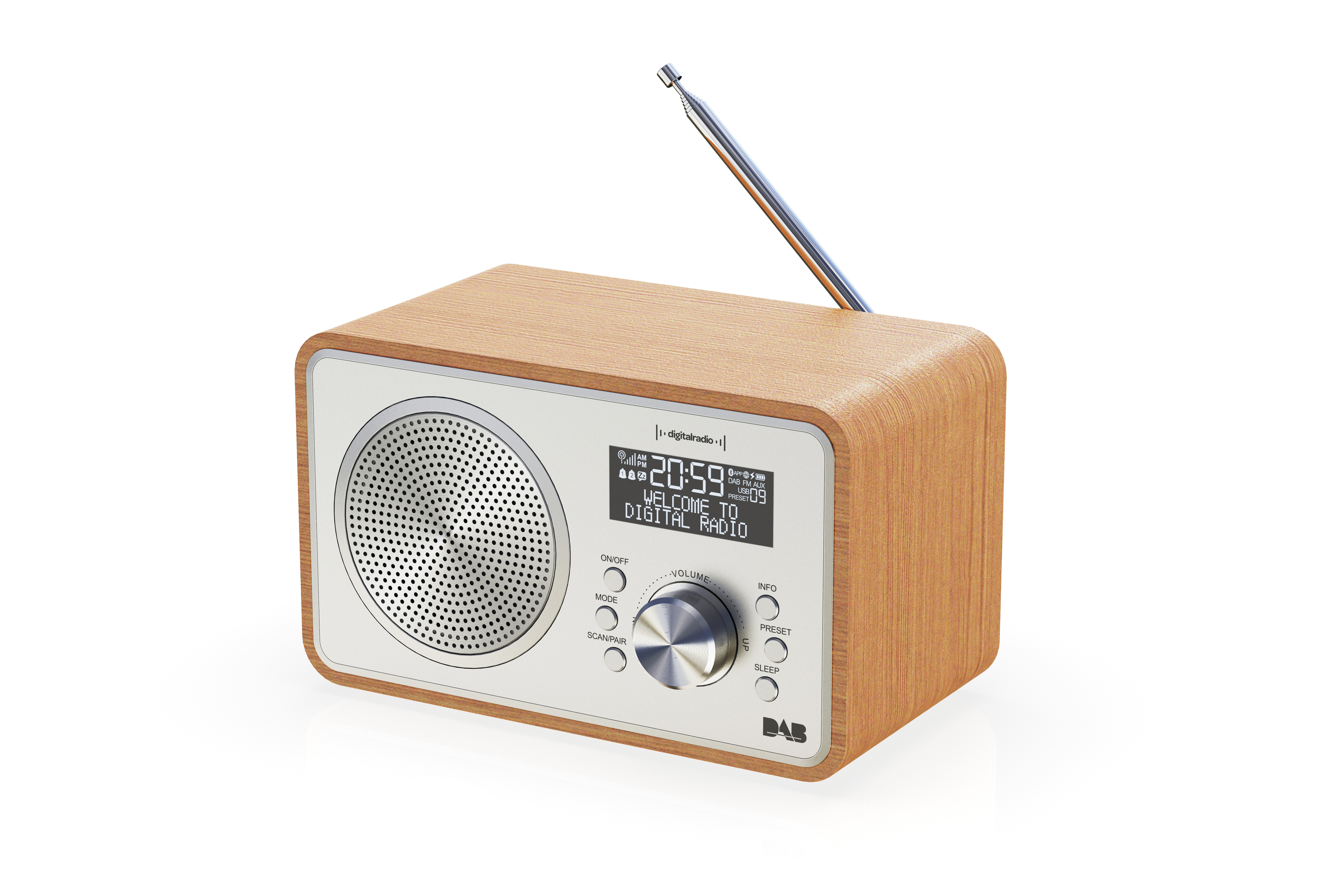 DAB，loudspeaker box，radio，