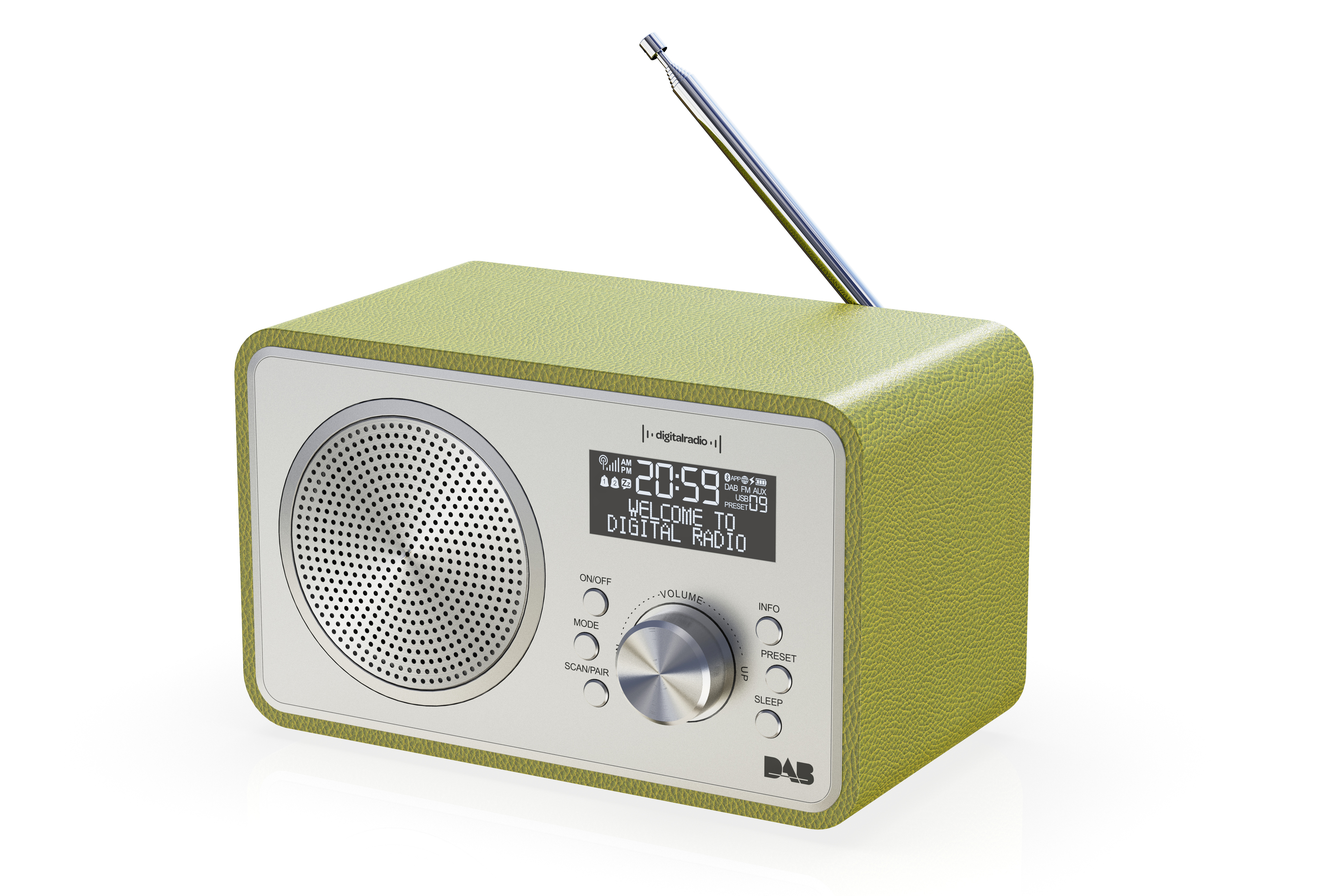 DAB，loudspeaker box，radio，