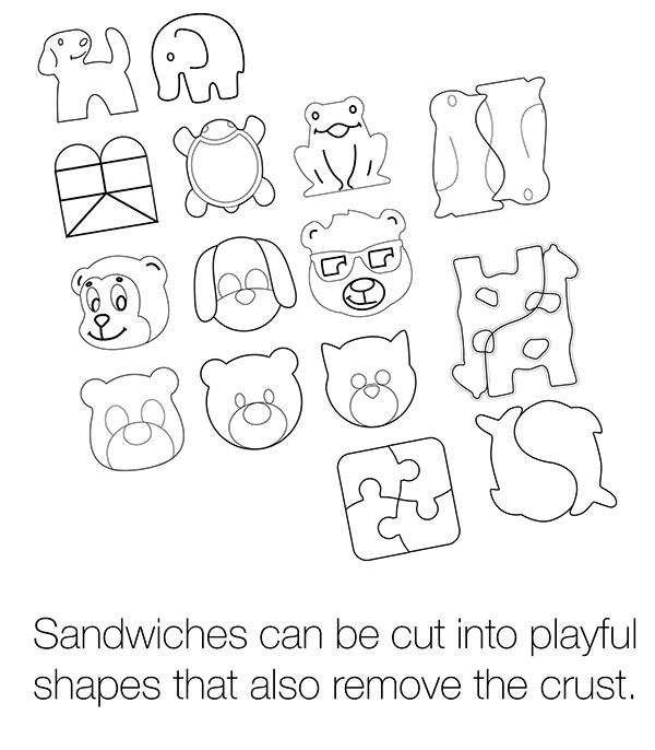 Sandwich，Children's mould，tool，originality，