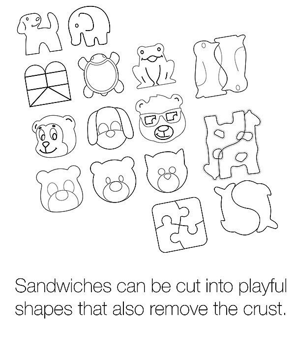 Sandwich，Children's mould，tool，originality，