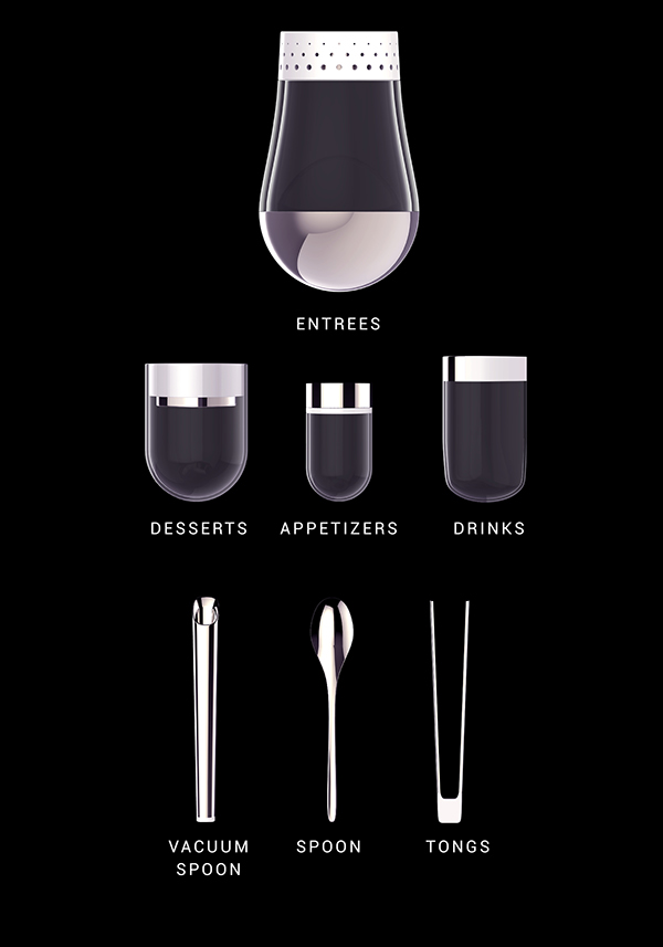 space travel，have meals，Space tableware，conceptual design，delicious food，