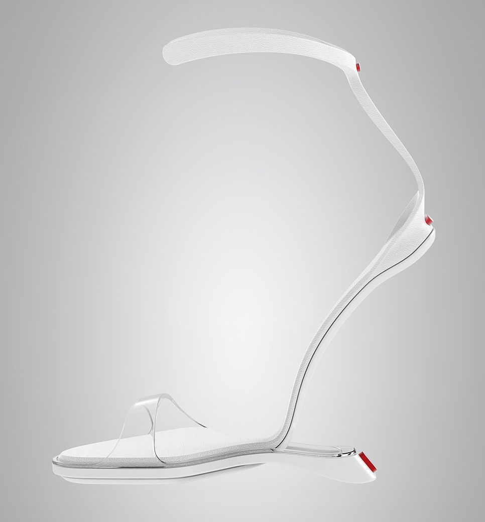 high-heeled shoes，Space，conceptual design，Ghost high heels，