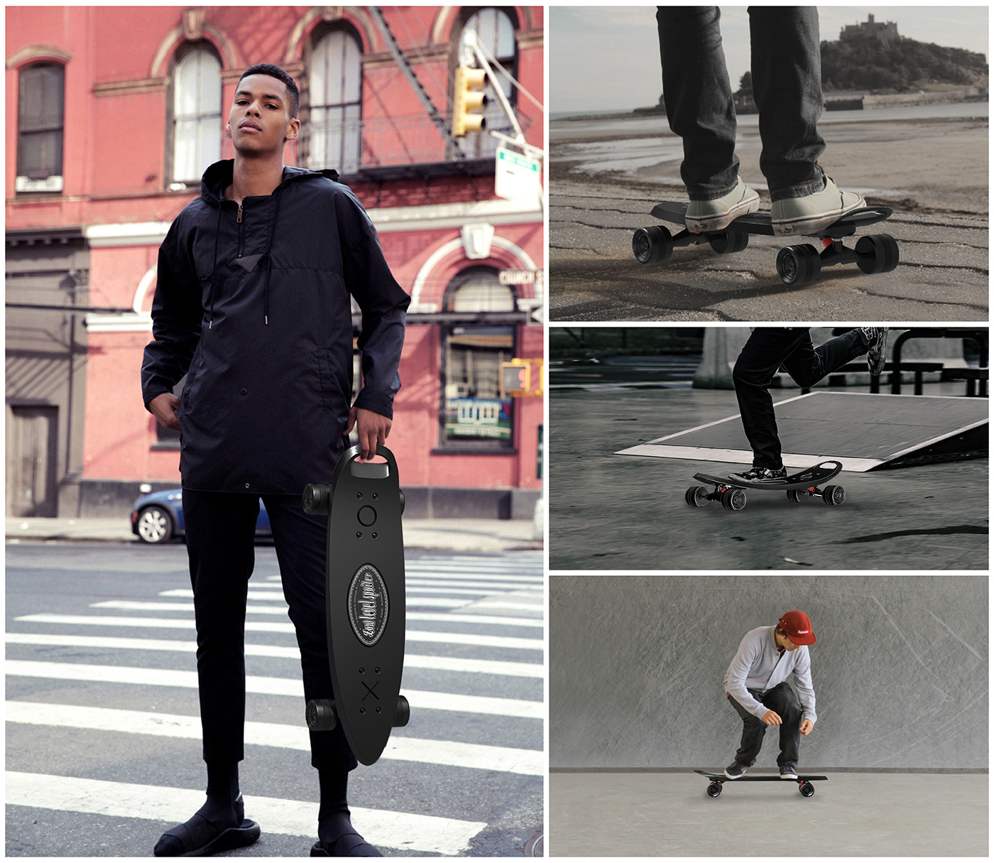 Sports skateboard，handle，convenient，