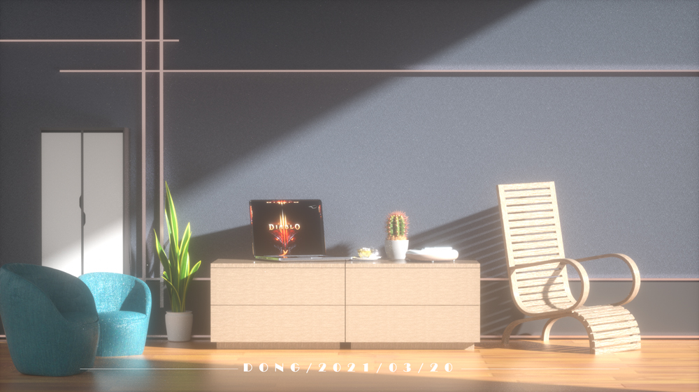 keyshot，ps，scene，Render，