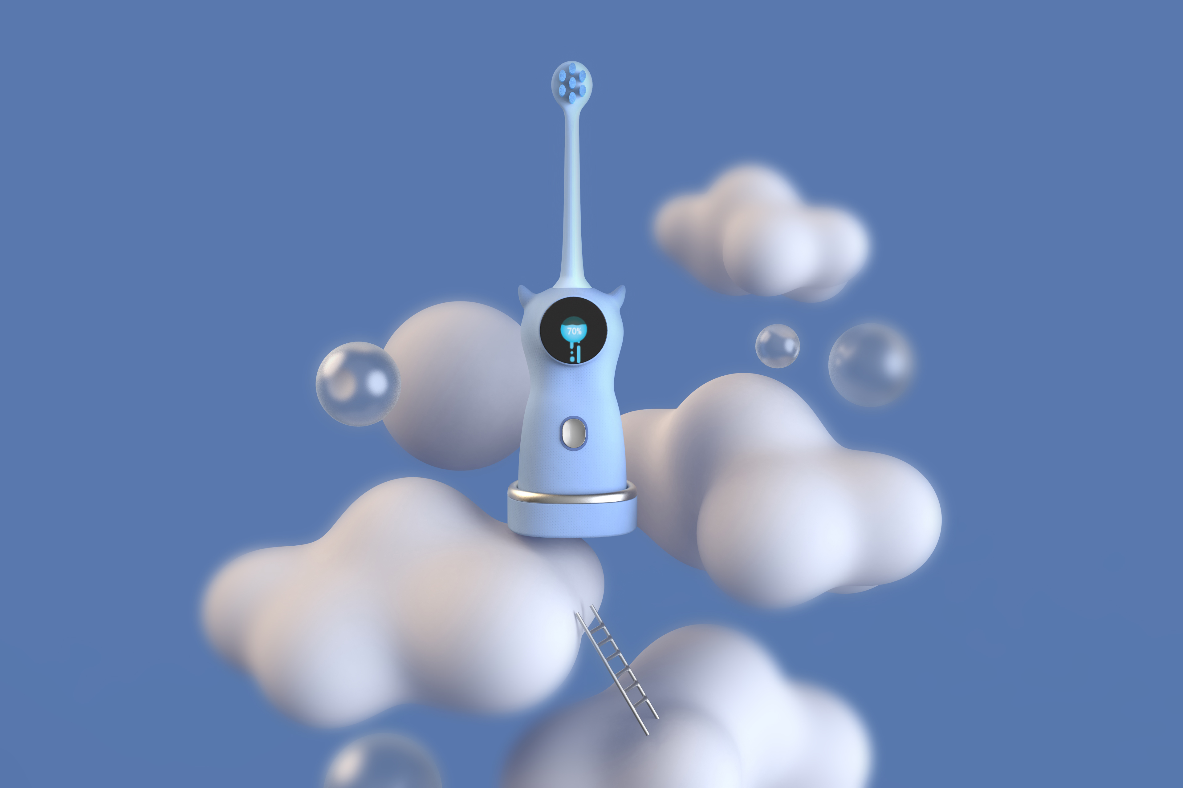 Children's toothbrush，ui，intelligence，