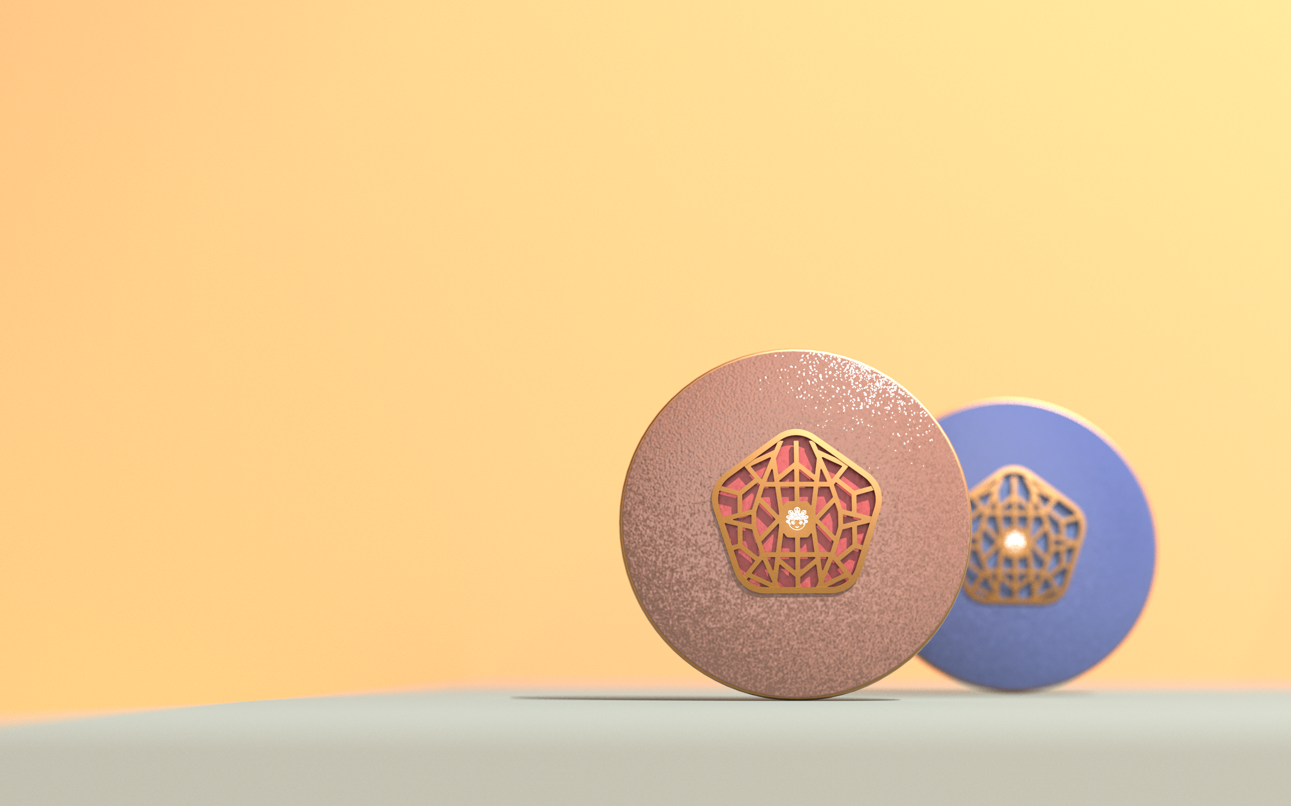 sound，mirror，logo，Cultural creation，Leafless fan，