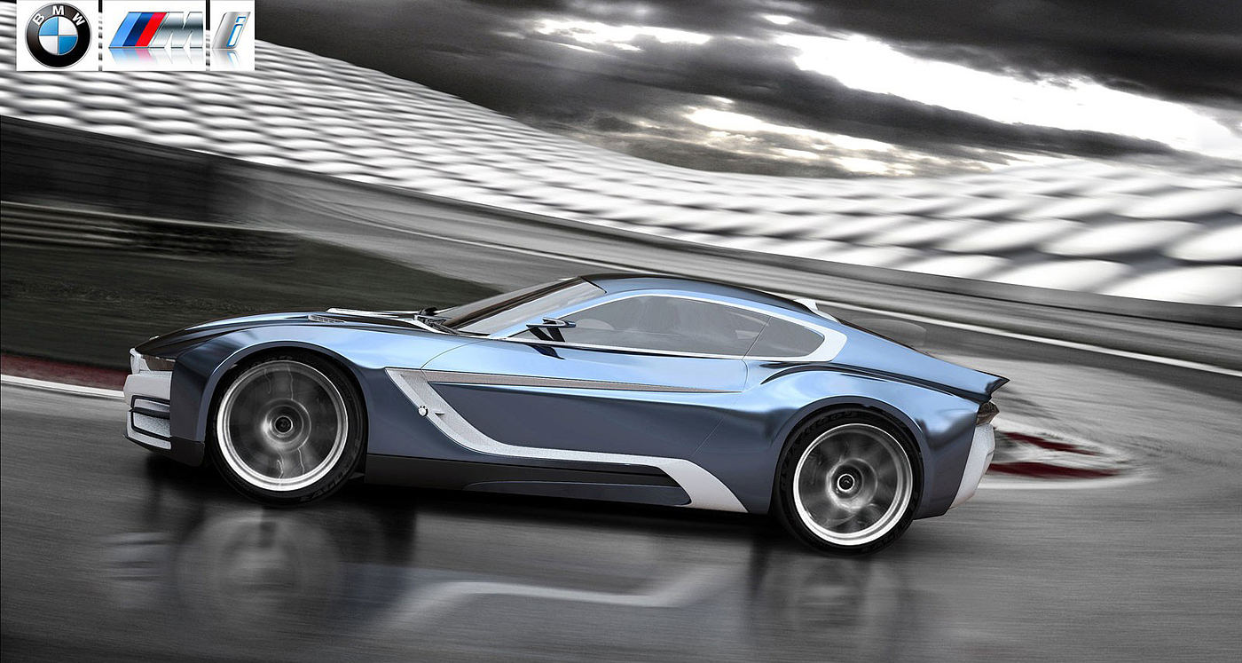 bmw，M3i 320，Sports car concept，design sketch，