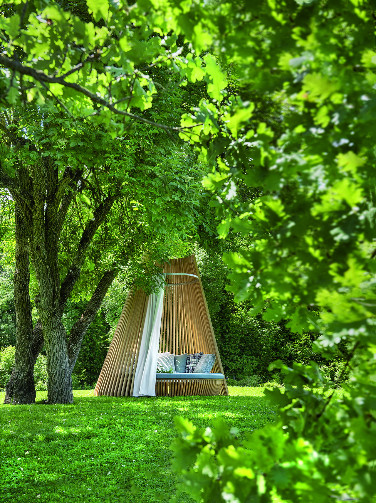 house，wooden ，conic，