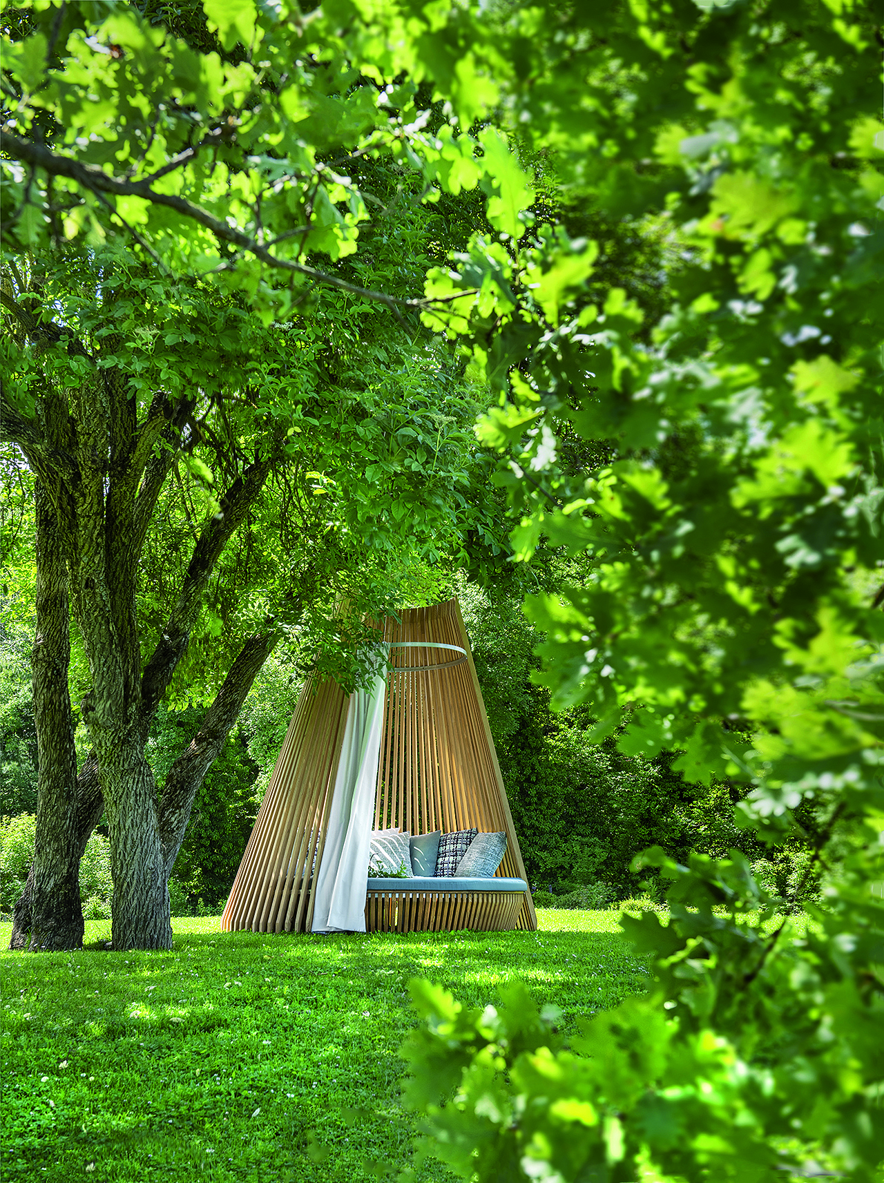 house，wooden ，conic，