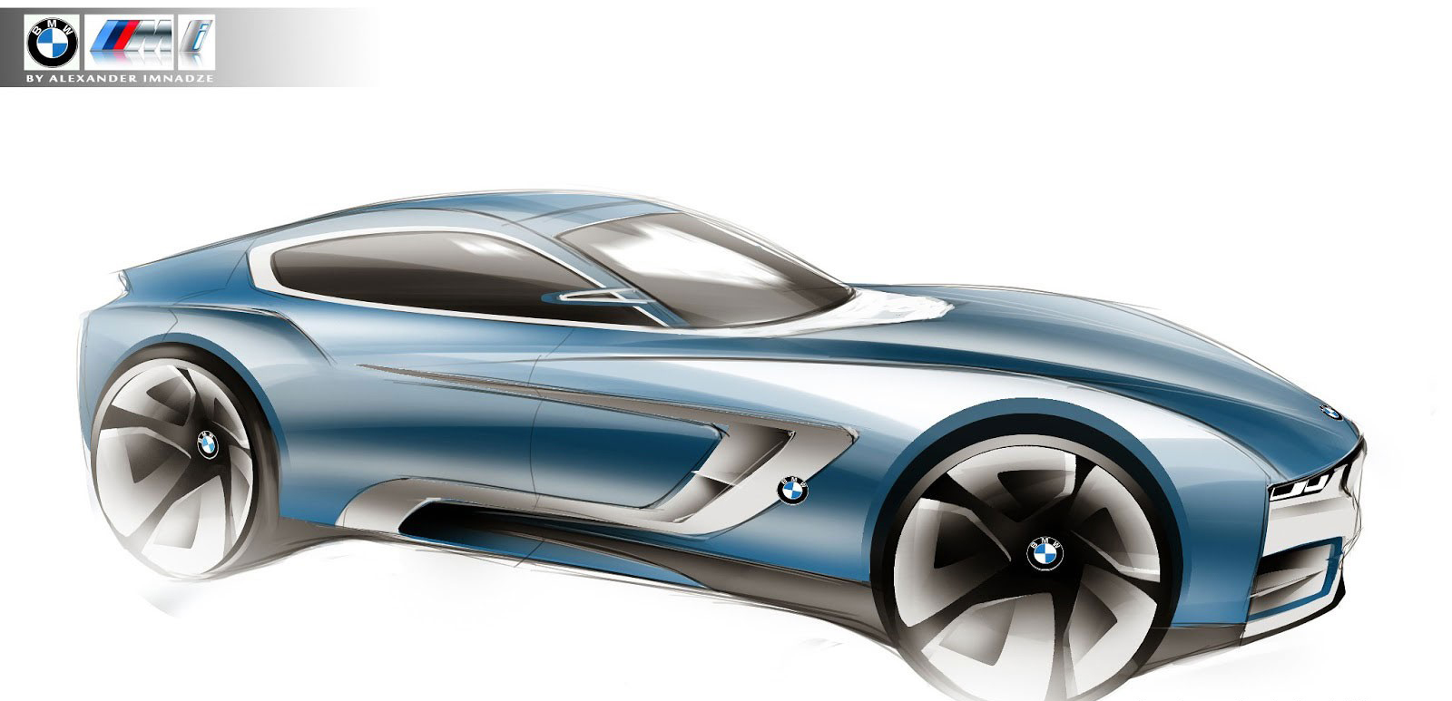bmw，M3i 320，Sports car concept，design sketch，