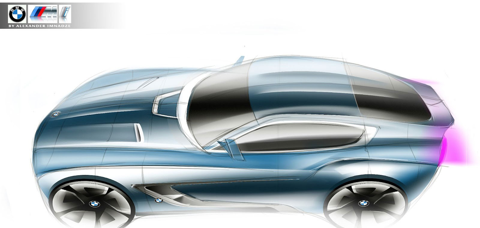 bmw，M3i 320，Sports car concept，design sketch，