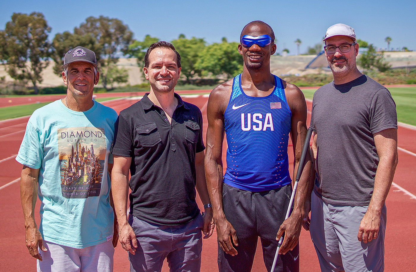 Lex Gillette，Visual impairment，T11 long jump，nike，patch，