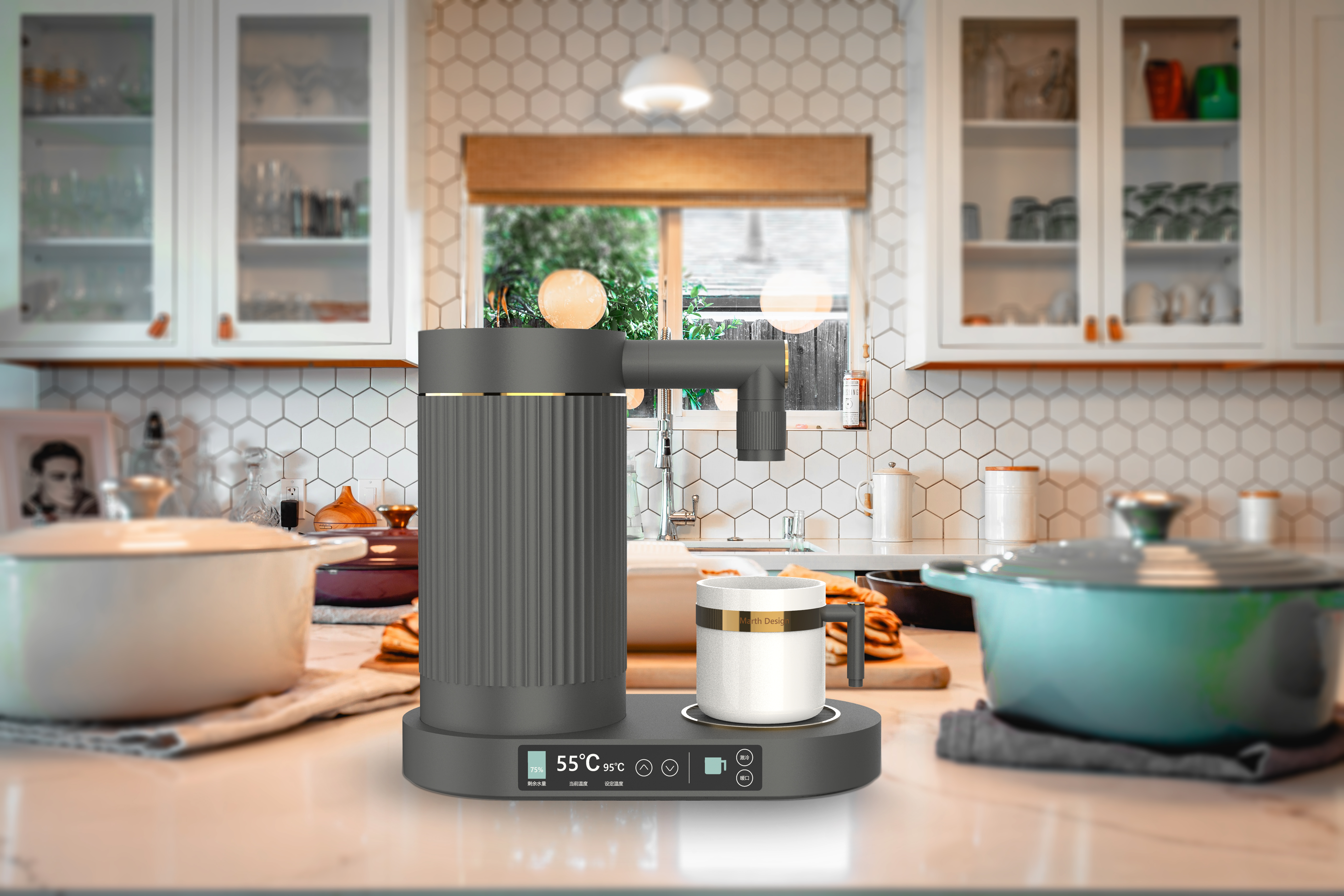 Tea drinking machine，fashion，kettle，Smart appliances，