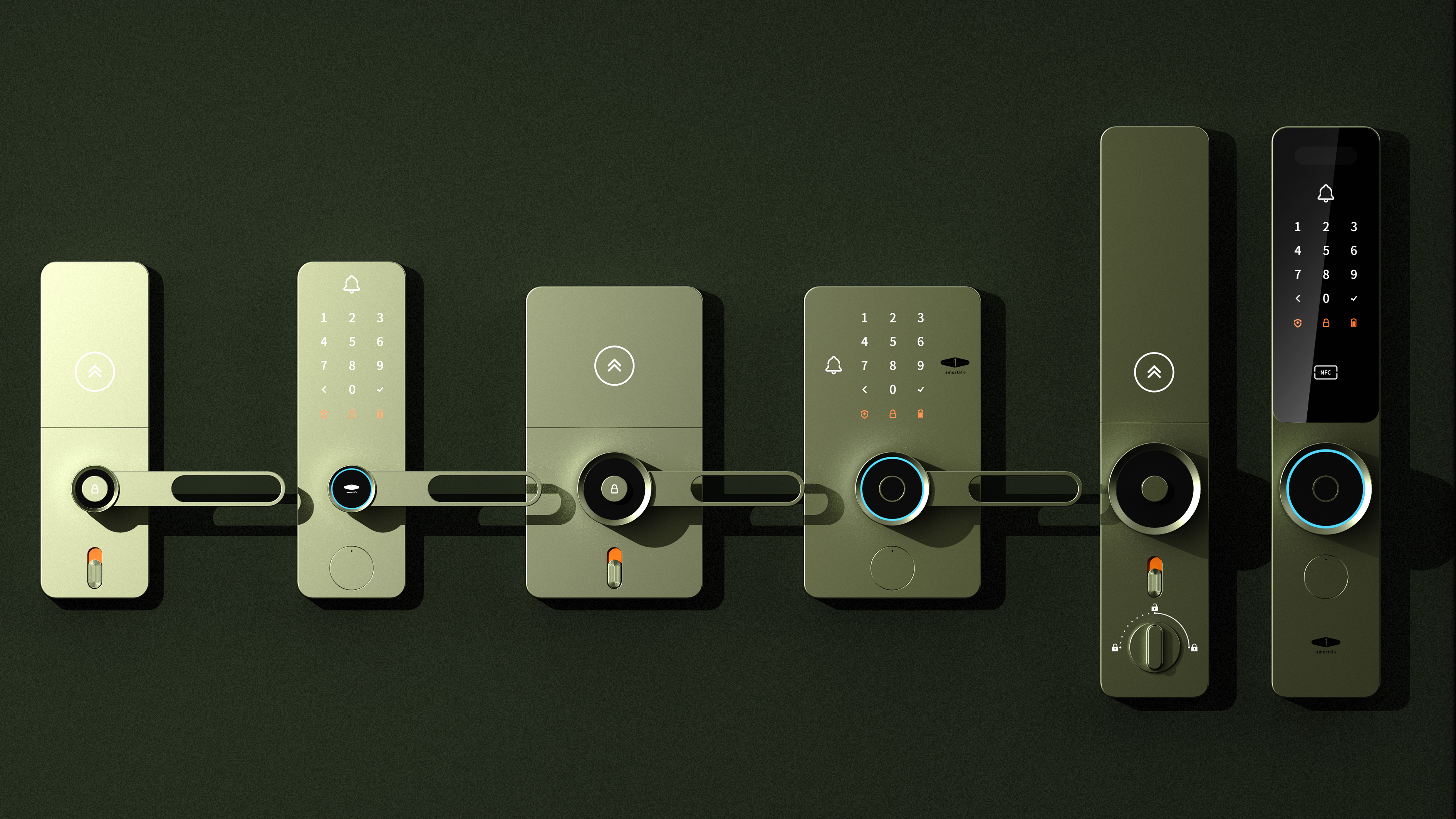 Password lock，Series intelligent door lock，