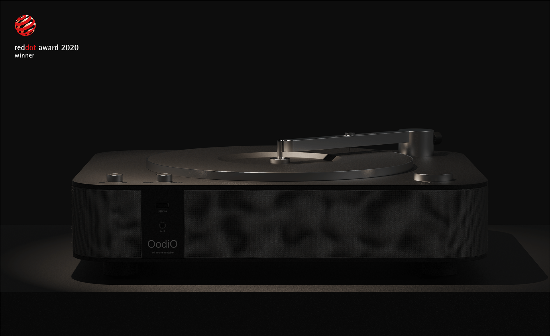 Yeonu Hwang，Neutron，Winner of 2020 red dot concept award，black，Multi in one turntable，Oodio，