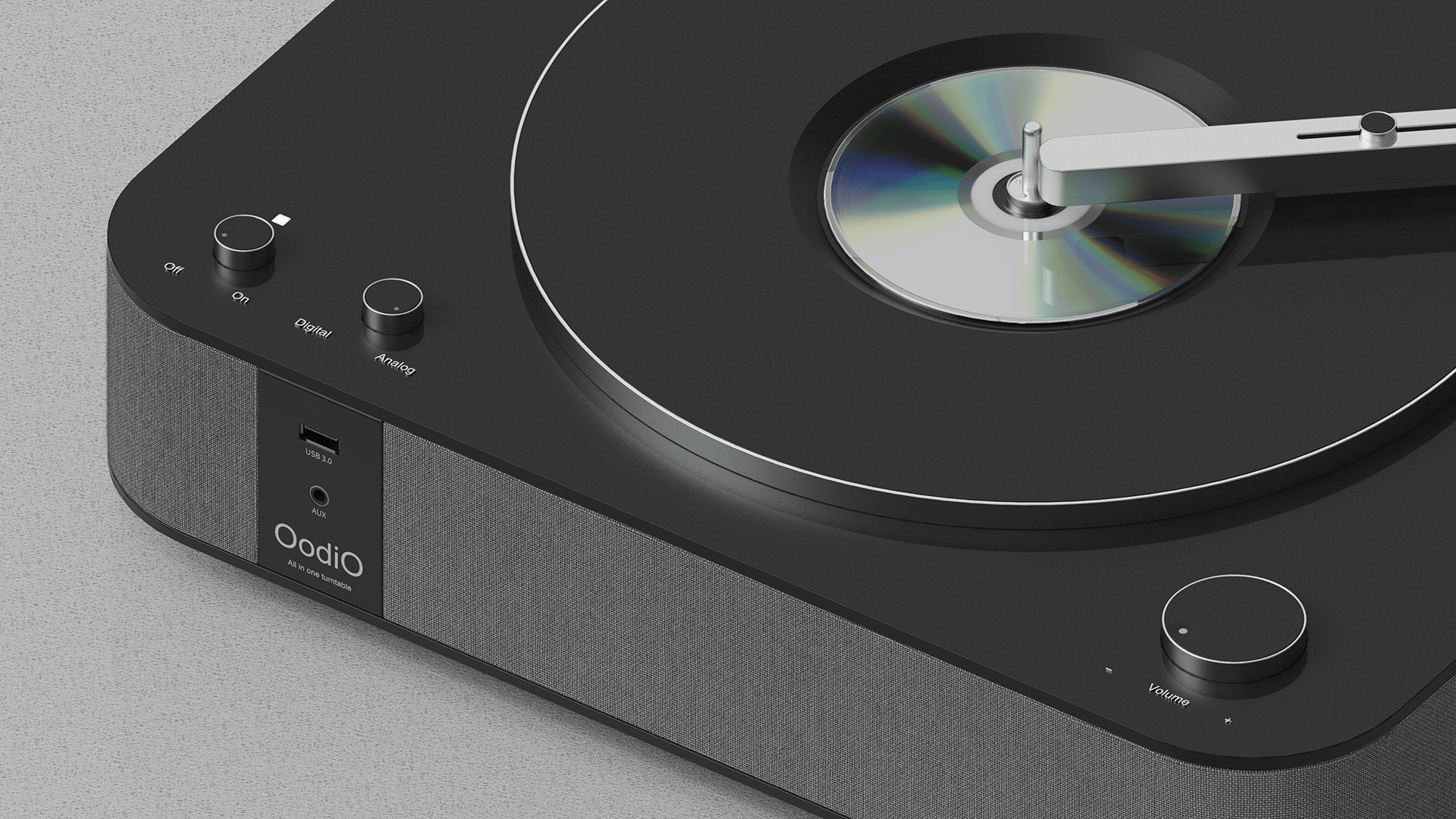 Yeonu Hwang，Neutron，Winner of 2020 red dot concept award，black，Multi in one turntable，Oodio，