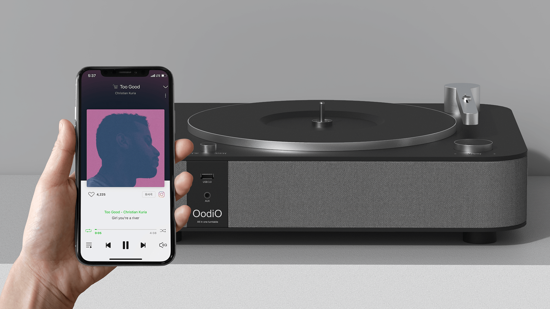 Yeonu Hwang，Neutron，Winner of 2020 red dot concept award，black，Multi in one turntable，Oodio，