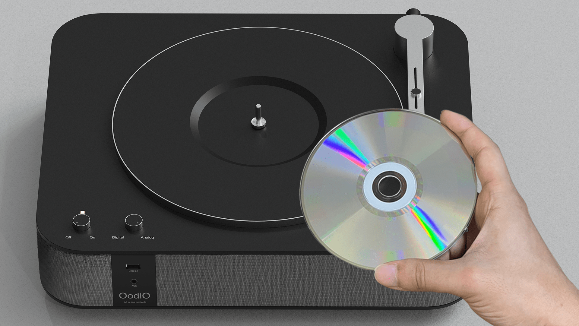 Yeonu Hwang，Neutron，Winner of 2020 red dot concept award，black，Multi in one turntable，Oodio，