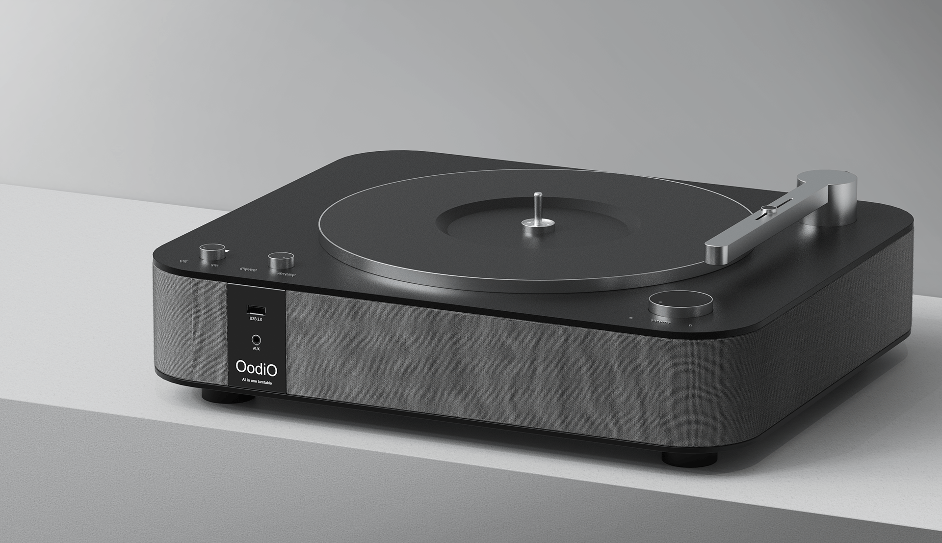 Yeonu Hwang，Neutron，Winner of 2020 red dot concept award，black，Multi in one turntable，Oodio，