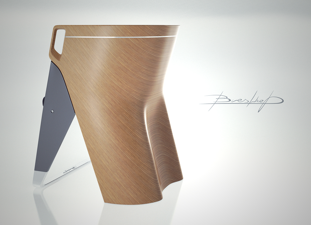 CHAIR M 22，chair，backrest，radian，