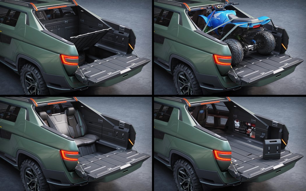 honda，Ridgeline EV，Pickup truck，Medical box，tool，